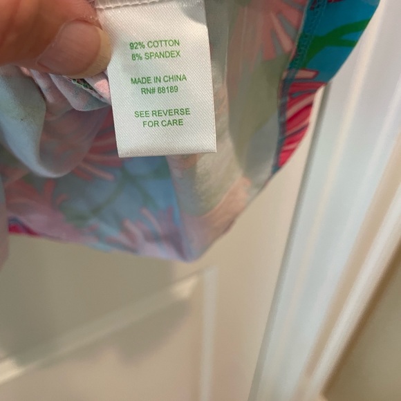 Lilly, Pulitzer Petula Pink Kissue Strapless Mini Dress Size S - Picture 5 of 5